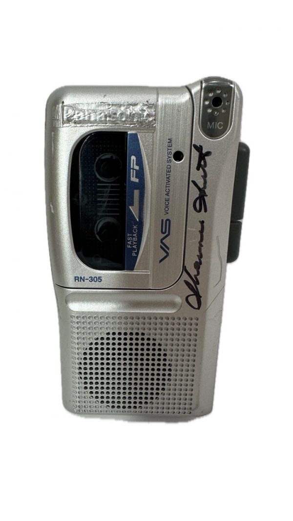 SAW 3 (2006) - Tape Recorder from freezer scene signed by Shawnee Smith